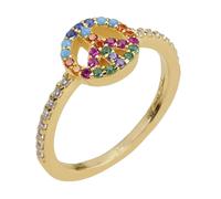 Anillo Thomas Sabo Mujer TR2373-488-7-58 Peace Plata 925 Talla 58 18,4 Ø Nuevo
