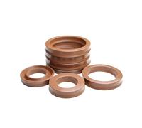 Anillo tipo UN/U/Y, junta de anillo de sellado de pistón de cilindro de sello de aceite hidráulico FKM de caucho fluorado, ID 8mm -28mm(20x26x5,10 pieces)