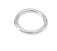 Anillo tórico de acero inoxidable. Anillos redondos soldados de acero inoxidable 304, plata, paquete de 9 tamaños M3-M10(M6x80mm)