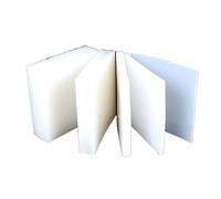 Anillo tórico Kit de juntas tóricas de goma, lámina de goma de silicona blanca, 100x10 0/150x15 0/200x20 0/300X300mm 2/3/4/5~10mm de espesor, 1 Uds.(200 x 200 x 10mm)