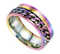 anillo unisex con giratorio