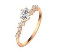 Anillo Verschluss Dreams Moissanite Diamantring: Himmlisch für Ihre besonderen Momente Bio Melkfett Ringelblume, A, Cobre, Sin piedras preciosas