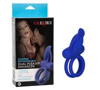 ANILLO VIBRADOR DUAL RECARGABLE - PLEASER ENHANCER - MORADO