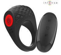 Anillo Vibrador Intenso Clover - 10 Modos de Vibración Color Negro, Talla 6.5 cm x 4.5 cm, Colores Negro