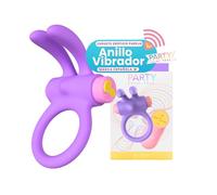 Anillo Vibrador Pene Clítoris Control Remoto Recargable USB Juguetes Eróticos Para Pareja Bala Extraíble Masajes Sensuales Silicona Suave Sedoso 6 Modos Cock Ring Erección Hombre Fácil Uso (LILA)