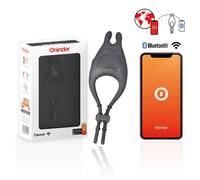 Anillo Vibrador Recargable Pampa con Estimulador de Clítoris y 10 Velocidades - App Gratuita, Poids 0.240 Kg, Colores Negro