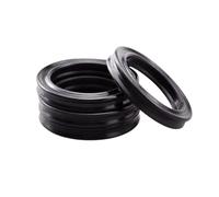 Anillo X negro CS de 6,99 mm, anillo sellado cuatro labios, caucho nitrilo, cilindros hidráulicos, pistones, vástagos pistón. Diámetro interior: 34,3-658,88(145.42x6.99(2pcs))