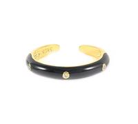 Anillos abiertos ajustables para mujer, de plata de ley 925 con efecto de goteo de color y circonita cúbica blanca redonda.