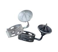 Anillos abiertos de estilo punk futurista con materiales de cobre para los amantes de la moda de moda anillos de cobre con clip para las orejas, One Size, como se describe, como se describe