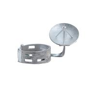 Anillos abiertos de estilo punk futurista con materiales de cobre para los amantes de la moda de moda anillos de cobre con clip para las orejas, One Size, como se describe, como se describe