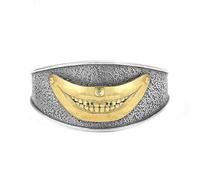 Anillos ajustables de cobre que muestran artistas de payaso y estilos de hip hop para ocasiones especiales, anillos de payaso