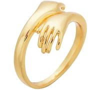 Anillos ajustables Hug Ring, Ven a mi brazo Hug Open Ring, Dorado Lovely And Attractive
