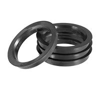 Anillos Centrales Para Llantas 4 Uds 72,6mm 73,1mm a 58,1mm 59,6mm 60,1mm 66,1mm 66,9mm cubo de centrado de neumáticos de coche anillo céntrico espaciador central de rueda(72.6mm to 66.1mm)