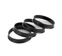 Anillos Centrales Para Llantas 4 Uds anillo céntrico de cubo centro de orificio de rueda de coche 66,6-57,1/73,1-57,1/73,1-60,1/73,1-56,1/73,1-54,1/67,1-56,1/67,1-60,1/67,1-64,1(73.1-64.1mm)