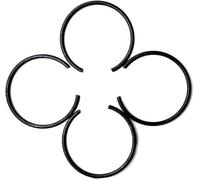 anillos circulares, anillos metálicos, Round Snap Rings Pack Of 10 Spring Steel Wire Diameter 2mm For Shaft OD 10mm To 84mm(2x32.3x10)