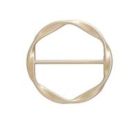 Anillos circulares redondos de aleación de metal para bufandas, bufandas, hebillas, decoraciones para mujer, ropa, pañuelo, chal, camiseta, clips de corbata para mujer, hebilla redonda de metal, talla