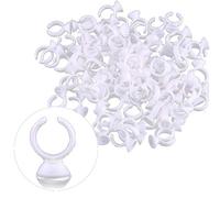 Anillos Contenedores De Pigmento Anillos Desechables Para Tatuajes De Maquillaje, Cejas, Labios, Pigmentos, Contenedores, Tazas, Microblading, 100 Unidades, Vasos De Tinta Para Tatuajes, Cuerpos