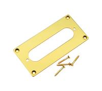 Anillos convertidores de pastilla de guitarra de fácil instalación, 92 x 46 mm, adaptador Humbucker a bobina única, textura de metal, mejora el tono, herramienta de reproducción variada