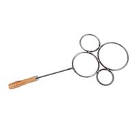 Anillos cortadores de botellas GENGUTOO, herramienta para cortar botellas de vino, de cerámica y vidrio, de acero inoxidable y mango de madera de pino.