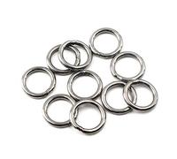 Anillos de acero inoxidable 304 en forma de O Anillos soldados 3x40mm (20 piezas)