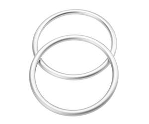 Anillos de aluminio para eslingas para bebés, Portabrazos transpirables Correa transportadora Anillo de algodón Asiento para para niños pequeños recién nacidos (8.7cm)