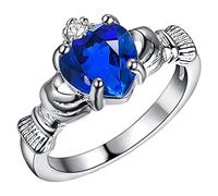 Anillos de amor apilables para mujer, chapados en oro, anillos y anillos para mujer, anillos vanguardistas, 6, Circonia cúbica, Sin piedras preciosas