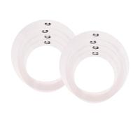 Anillos de amortiguación de tambor de 8 piezas, silenciadores de tambor PET, anillos de control de tono, amortiguadores para