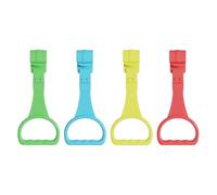 Anillos de apoyo para niños pequeños, paquete de 4 unidades, diseño ergonómico, agarre cómodo | 7.7 x 3.3 pulgadas, práctico asistente para caminar, herramienta de ejercicio para bebé, anillos de pie