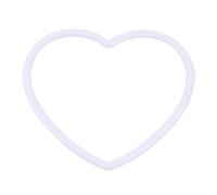 Anillos de atrapasueños en forma de corazón para el día de la boda, decoración para colgar en la pared, accesorio de atrapasueños en forma de corazón