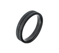 Anillos de boda para hombres, mujeres, hombres y mujeres, acero inoxidable, 5 mm/3 mm, anillo mate con ranura, No es una piedra preciosa