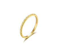 Anillos de boda para mujer, anillos de aniversario, joyería delicada de oro amarillo para mujer, P 1/2, Oro amarillo de 9 quilates, No es una piedra preciosa