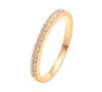 Anillos de boda para mujer, anillos para mujer, anillo de amor eterno, oro amarillo de 18,1 quilates, regalos únicos para mujer, J 1/2, Oro amarillo de 18 quilates, Diamante sintético