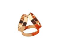 Anillos de Bufanda Hebilla de bufanda seda Mini Clip accesorio for chal tres bucles doble uso temporada verano Para mujeres(Light Gold)