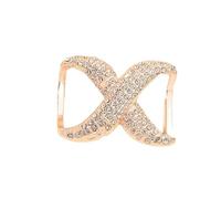 Anillos de Bufanda Hebilla for bufanda, diseño multifuncional, hebillas cuadradas con, diamante decorativo Para mujeres(Color 02)