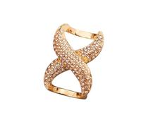 Anillos de Bufanda Hebilla for bufanda, diseño multifuncional, hebillas cuadradas con, diamante decorativo Para mujeres(Color 01)