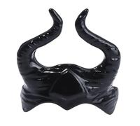Anillos de cabeza de cuernos de bruja de anime con temática de Halloween, joyería gótica de hip hop, personalidad, rock, cosplay, accesorios de disfraz, joyería novedosa