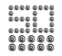 Anillos De Campana De Pandereta - 50 Piezas, Platillos De De Pandereta, Accesorio Musical | Juego De Anillos Para Platillos De Tambor, Piezas De Instrumentos De Percusión De 1,5 Pulgadas Para P