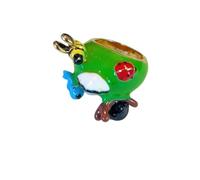 Anillos de cóctel esmaltados inspirados en ranas, joyería apilable de colores llamativos para adolescentes y niños, anillos esmaltados de ranas, apilables, animales, estilos dulces y frescos, joyería
