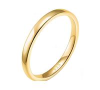 Anillos de compromiso para ella, anillo de boda de plata de ley, pulido simple, ajuste cómodo, 2 mm/4 mm, Metal, Sin piedra preciosa