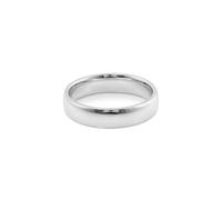 Anillos de compromiso para hombre, anillo de boda para hombre, redondo, oro blanco, regalos únicos para mujer, N 1/2, Oro blanco de 9 quilates, No es una piedra preciosa