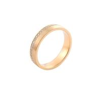 Anillos de compromiso para hombre, redondos, con moissanita, oro amarillo, bonitos regalos para mujer, Z 1/2, Oro amarillo de 18 quilates, Moissanita