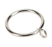 Anillos de cortina con ojales para barras de cortina, 50 mm de diámetro interior, anillos de cortina de metal, 24 unidades, color plateado TXZWJZ