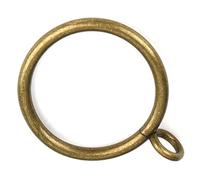 Anillos de Cortina de latón Antiguo de 1 1/2 Pulgadas con Ojales para Barras de Cortina (Juego de 30 Anillos de Cortina)