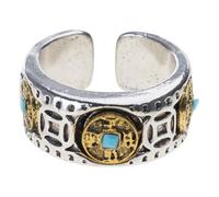 Anillos de dinero de cinco emperadores que se pueden abrir, simbolismo cultural, antiansiedad, accesorio de joyería, anillo ajustable de cinco emperadores