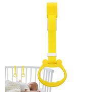 Anillos de dominadas para corralito de juegos, mango de dominadas para cuna, ayudante para caminar del bebé, colorido, accesorios para corralitos, herramienta de práctica para ayudar al bebé a