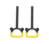 Anillos de ejercicio para niños - 16 x 12 x 4 cm Juego de barras de dominadas, gimnasio en forma de oso, dispositivo de entrenamiento antideslizante | Anillos de fitness calistenics, dispositivos de
