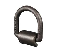 Anillos de elevación de soldadura, anillo D de acero al carbono de elevación de alta resistencia utilizado for grúas, barcos, excavadoras, soldadura de tracción lateral y carga lateral(Black 3t)