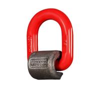 Anillos de elevación de soldadura de 1 pieza, anillo en D de acero de aleación de elevación de alta resistencia utilizado for grúas, barcos, excavadoras(20t)