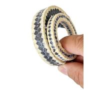 Anillos de empaquetadura fibra trenzada, junta sellado aramida y PTFE, resistentes al desgaste for bombas émbolo mar (10 unidades)(OD37*ID21*8mmT)