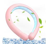 Anillos de enfriamiento para el cuello, envoltura de cuello refrigerante portátil, envoltura de cuello de refrigeración reutilizable para calor extremo, sin de hielo de gel frío, manguera de